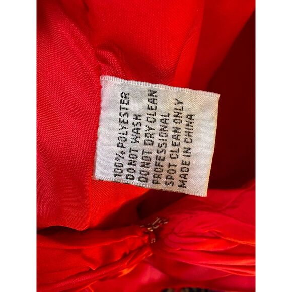 Mac Duggal Women's Rosette Halter Chiffon Evening Gown Size 24 - Picture 14 of 16